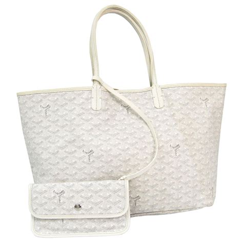 cabas goyard blanc|Goyard Handbags for Sale .